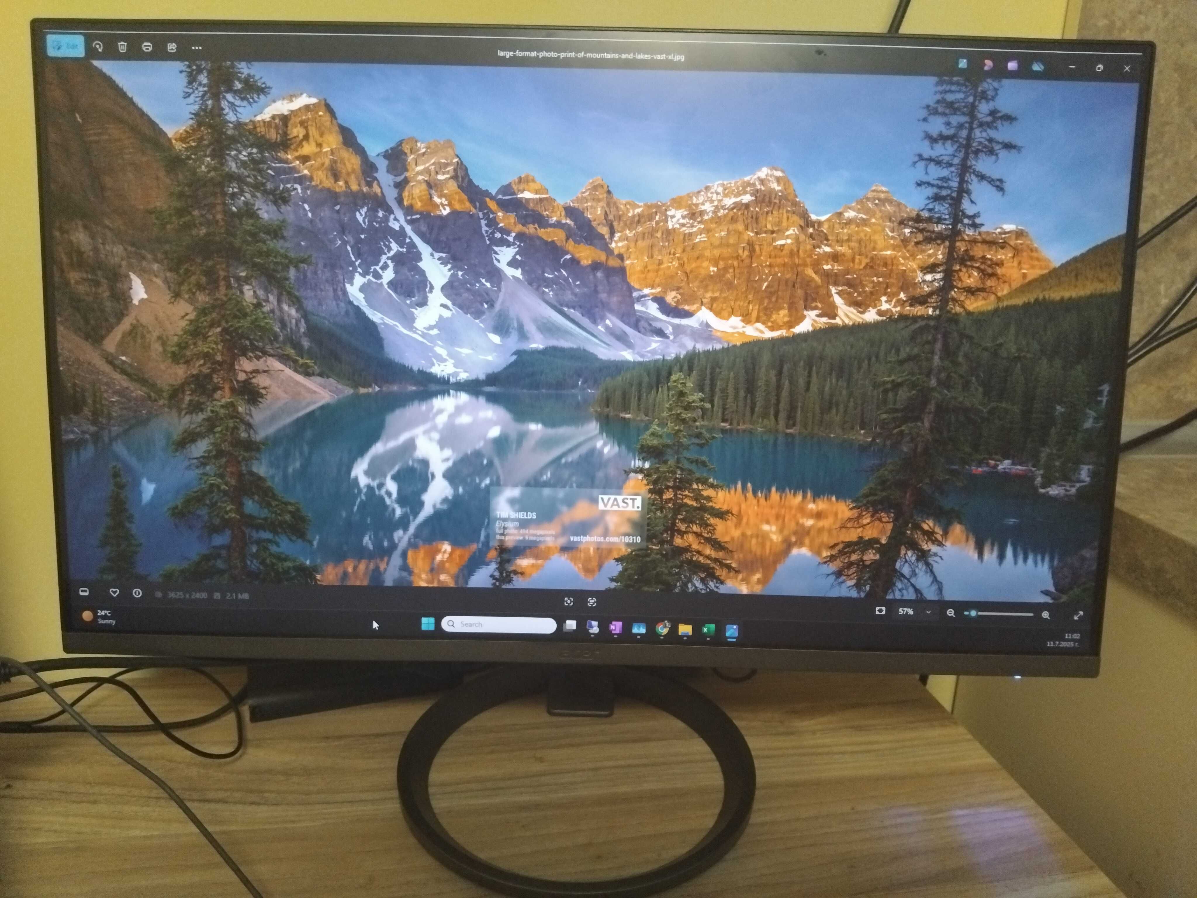 Mонитор Acer - като нов; RL242Y E 24" IPS