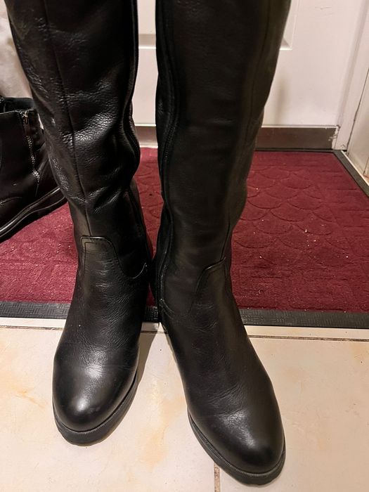 Сапоги зимние кожа, натуралка