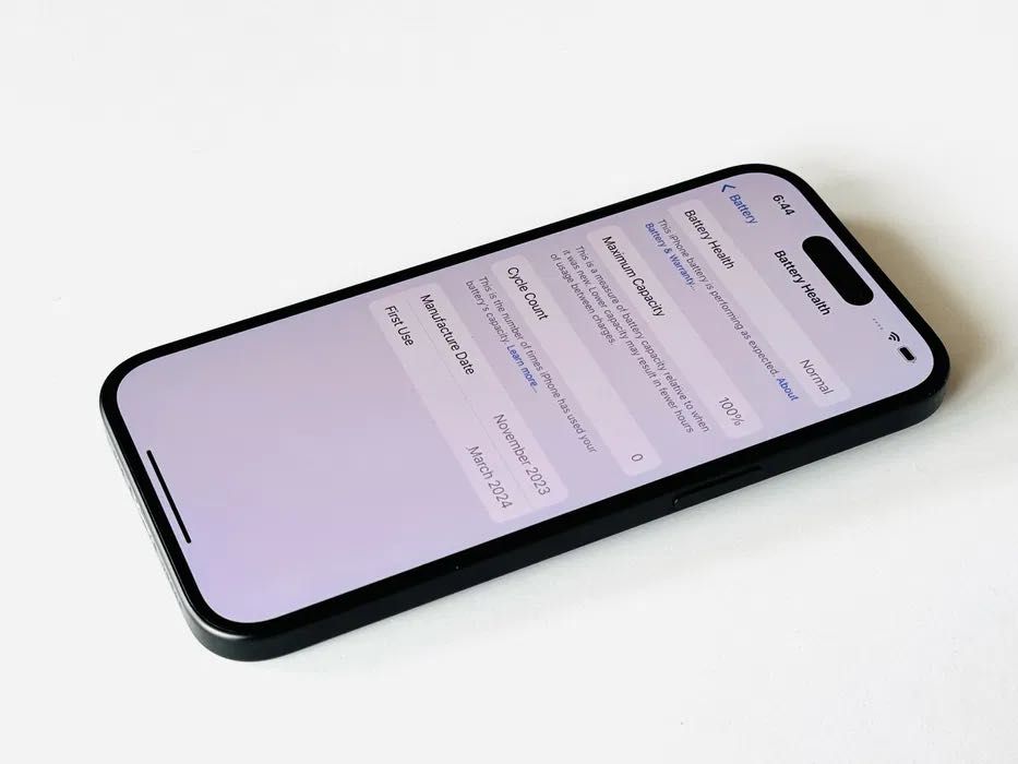 НОВ! Iphone 15 128GB Black 100% Батерия! Гаранция 6 месеца