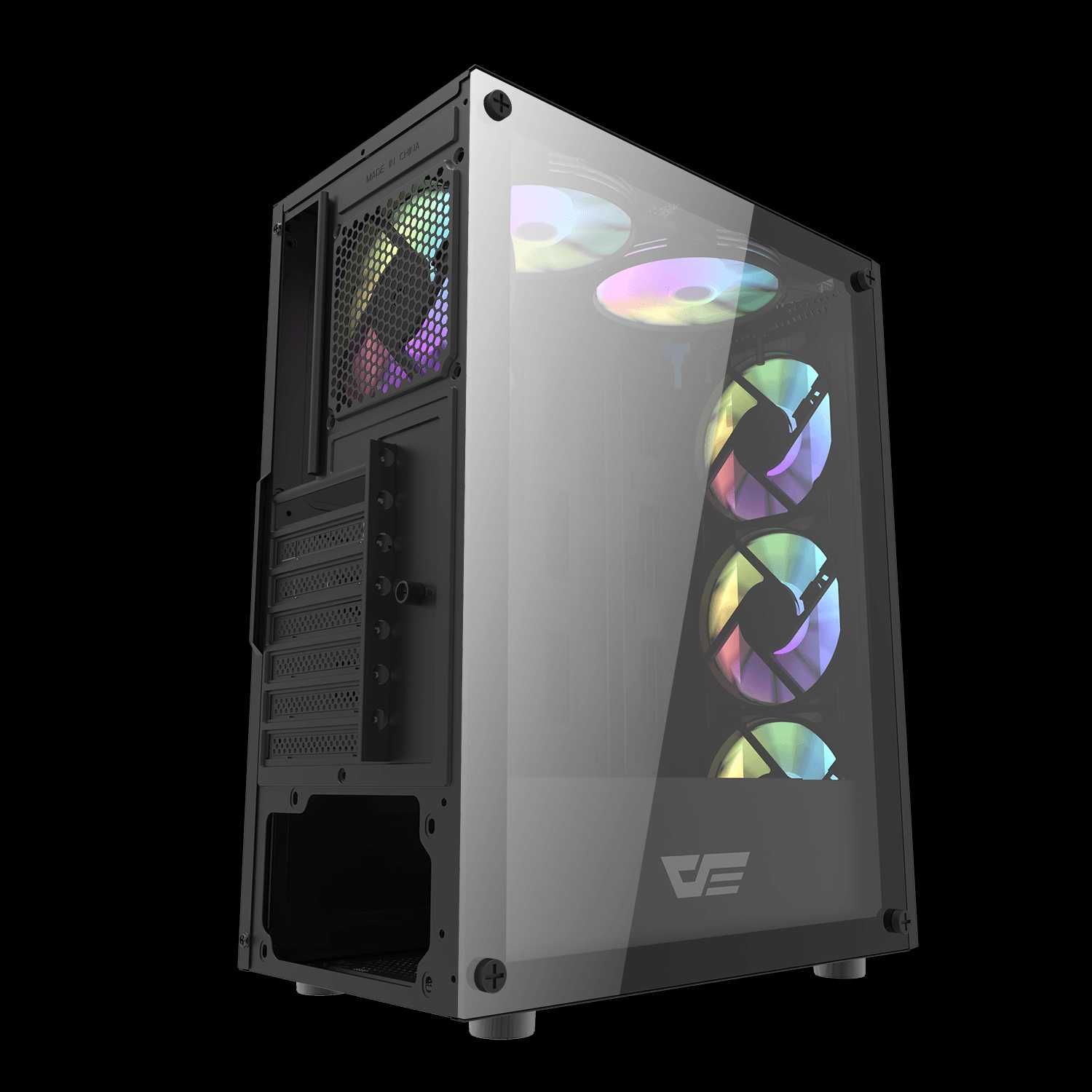 [НОВЫЙ] Корпус DarkFlash DK151 BLACK (with 3 fans)