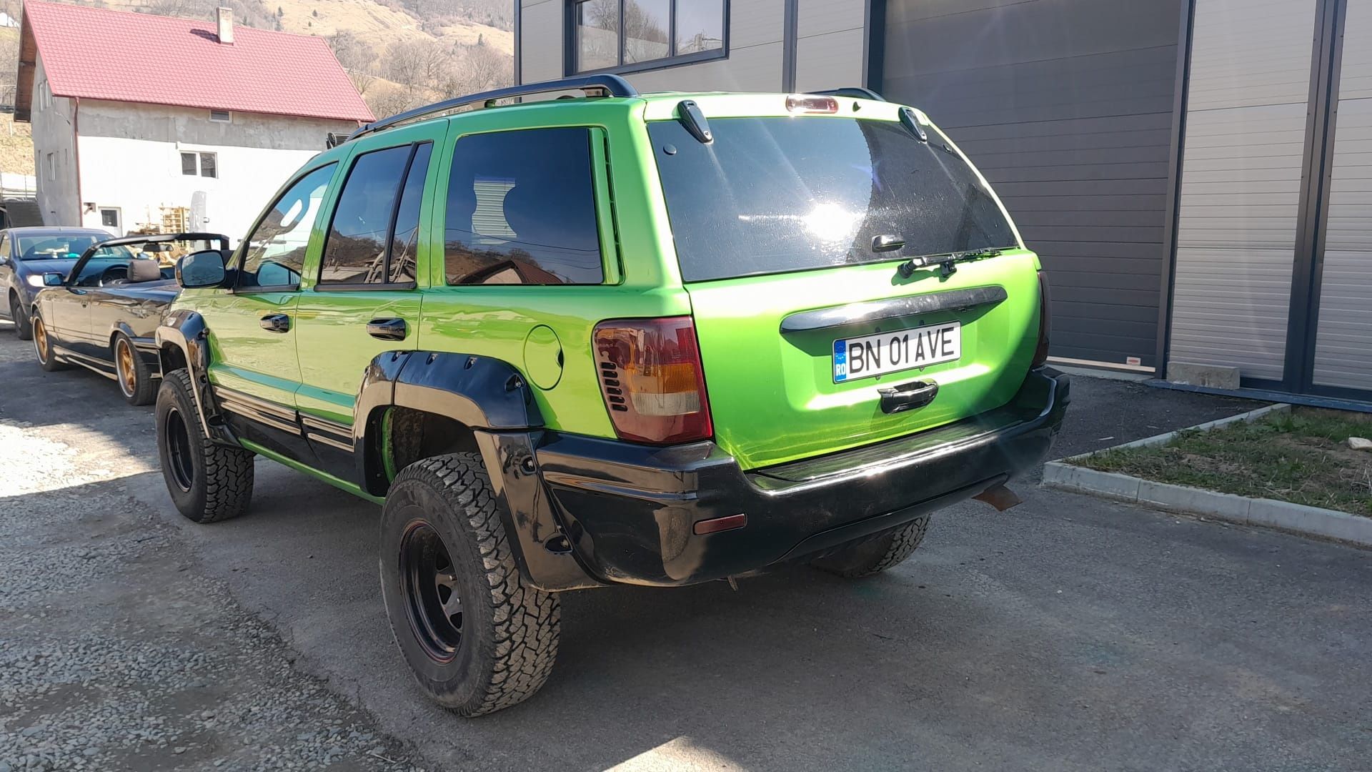 Jeep, Grand Cherokee, fabricație 2002, 2.7 diesel culoare verde/negru