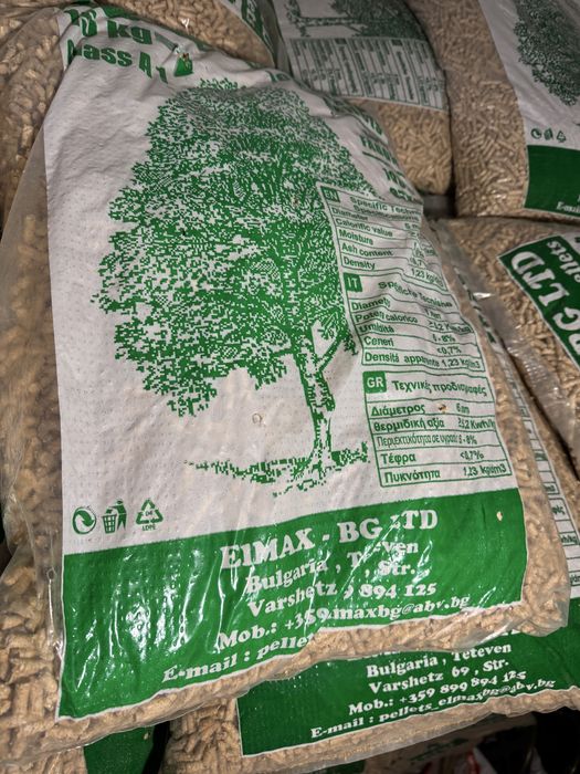 Пелети от широколистна дървесина