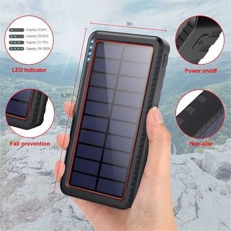 Baterie externa solara wirless