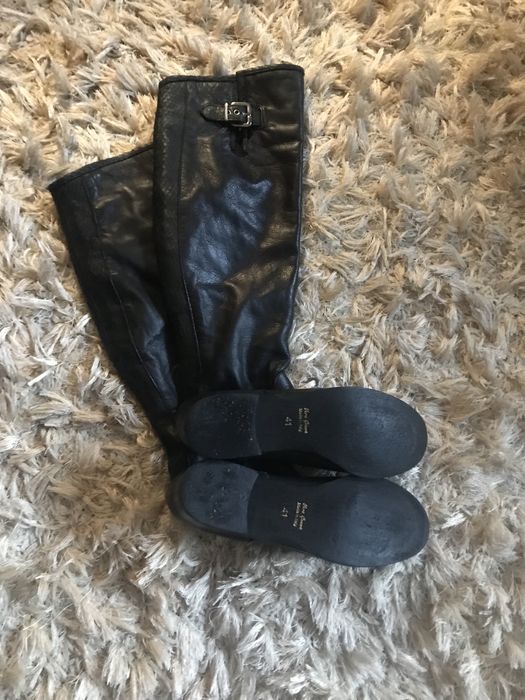 Cizme Vera Gomma piele naturala lungi peste genunchi