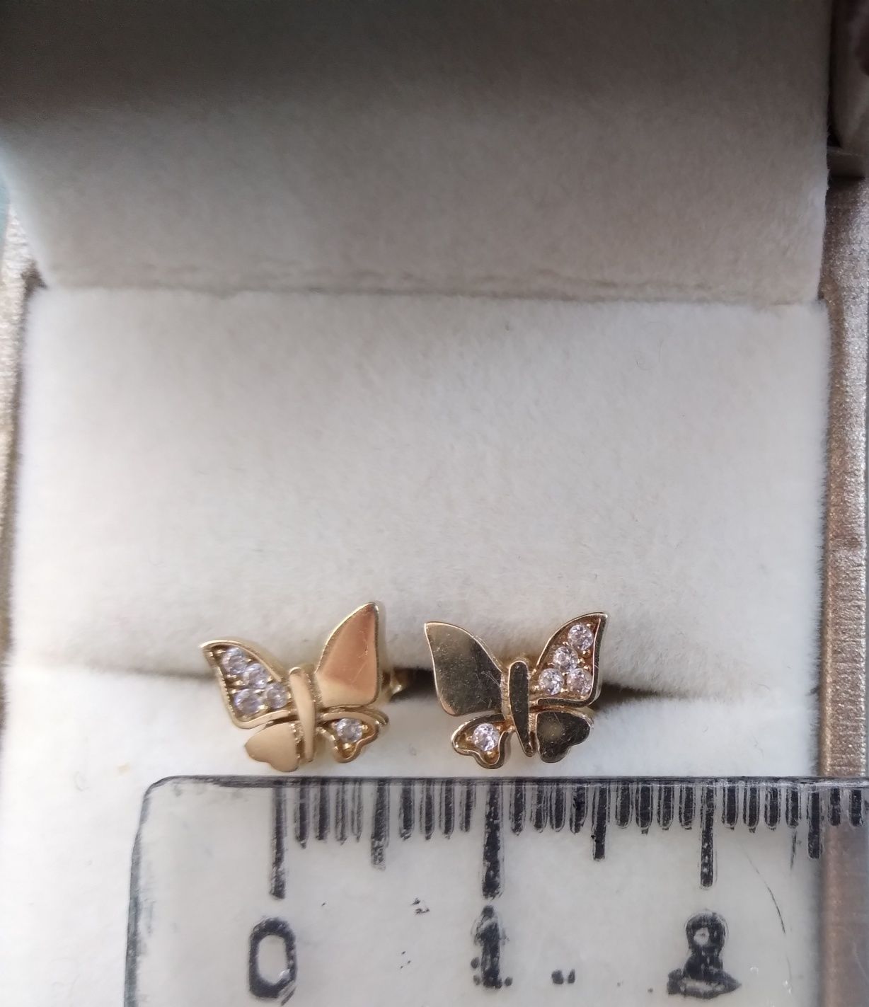 Cercei fluture aur 14k-585