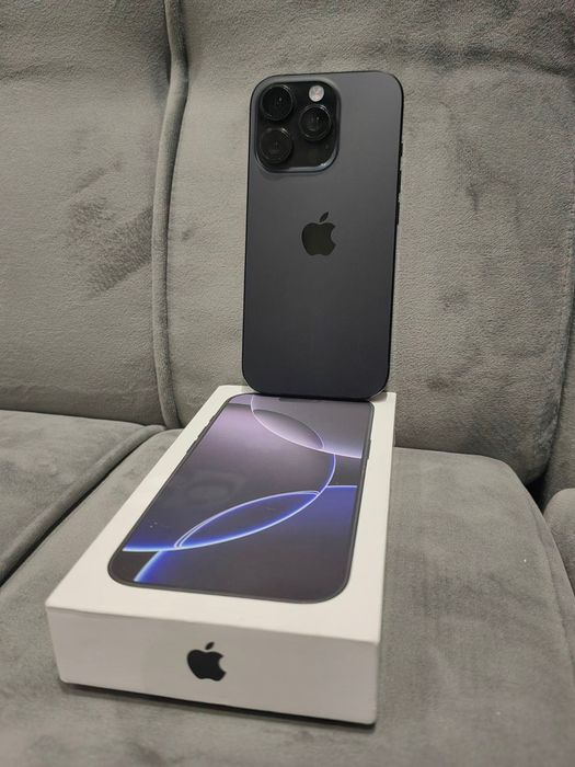 Iphone 16 pro 128 GB  black titanium с гаранция