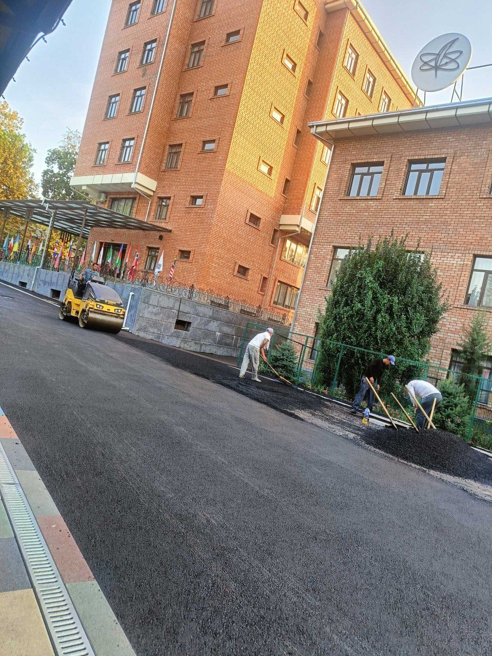 Асфальт, асфальтирование дорог в Ташкенте
