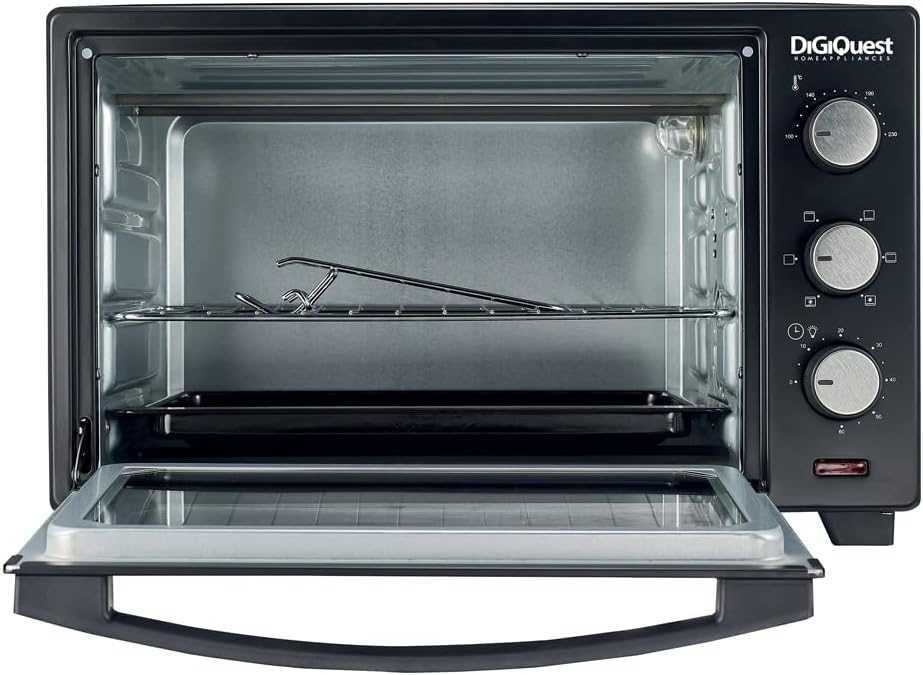 Електрическа вентилирана фурна DIGIQUEST 30L 1600W, таймер 60 минути
