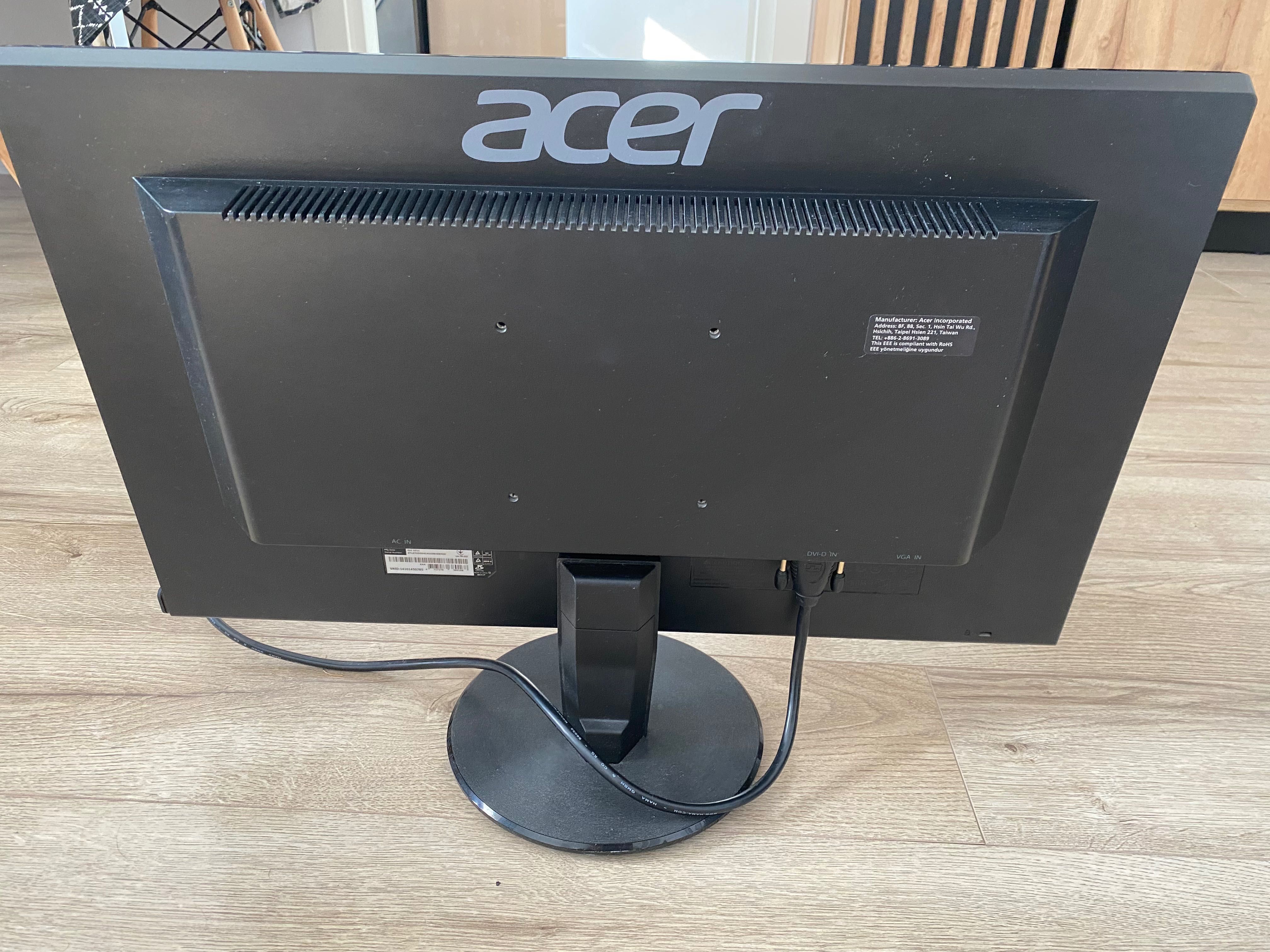 Monitor Acer P246HL 24in LED 1080p Full HD 16:9 DVI VGA