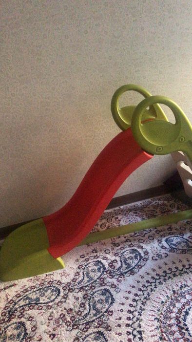 Горка и стульчик вместе