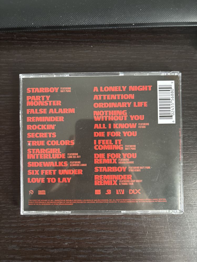 Cd the weeknd starboy