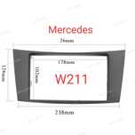 Рамка за мултимедия 7 MERCEDES мерцедес w211 W219 E class CLS  2 дин