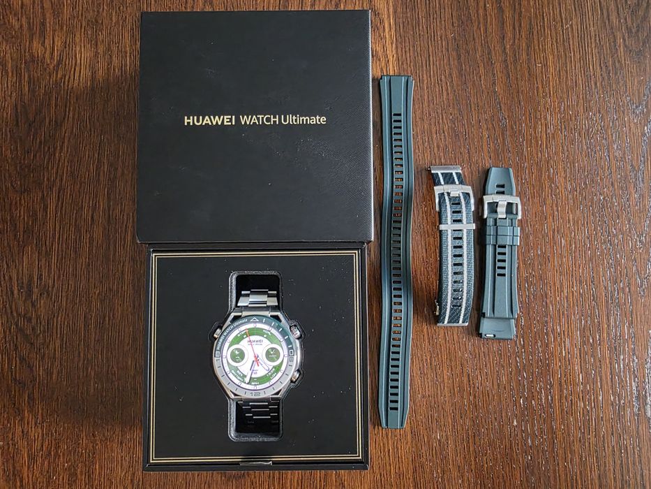 КАТО НОВ с гаранция Huawei Watch Ultimate Green