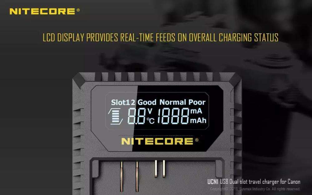 Incarcator Canon Nitecore ucn1