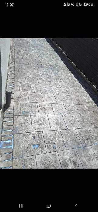 Beton amprentat si elicopterizat