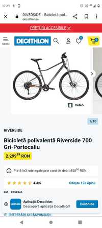Bicicleta Riverside 700 de 28 inch