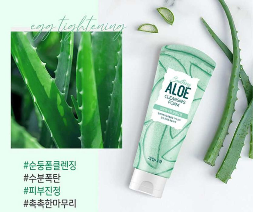 original koreys Aloe ko'pik / Оригинальная пенка с алоэ