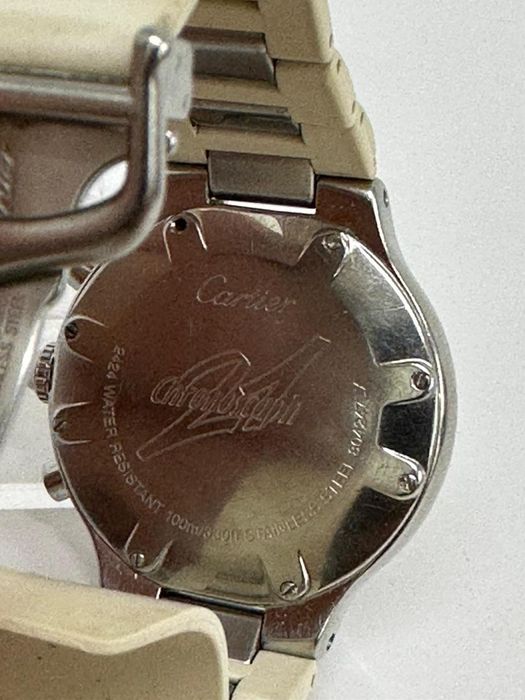 Cartier 21 Chronoscaph W10184U2 Cuart -I-