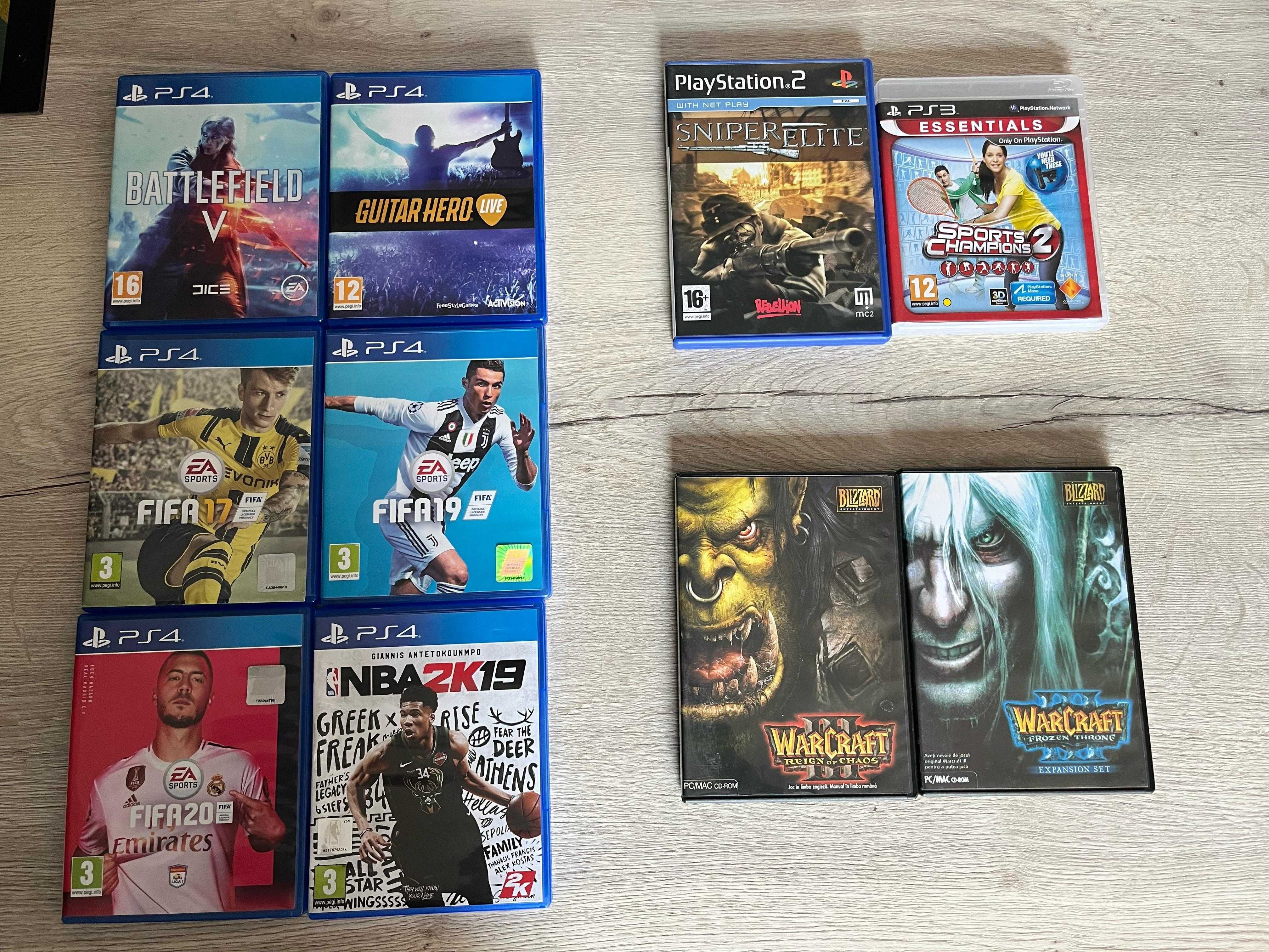 Jocuri PS4, PS3, PS2 - 50 lei/buc