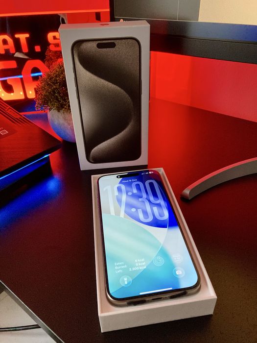 iPhone 15 Pro Max 256GB - Titanium - Ca nou, impecabil, Garantie, Box