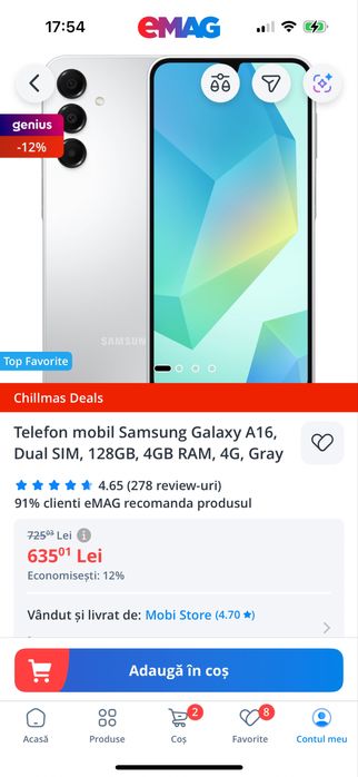 Samsung A16 sigilat