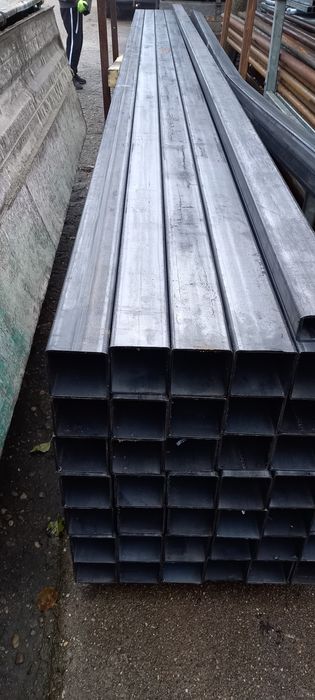 Черни профили 100х100, 6 метра дължина.