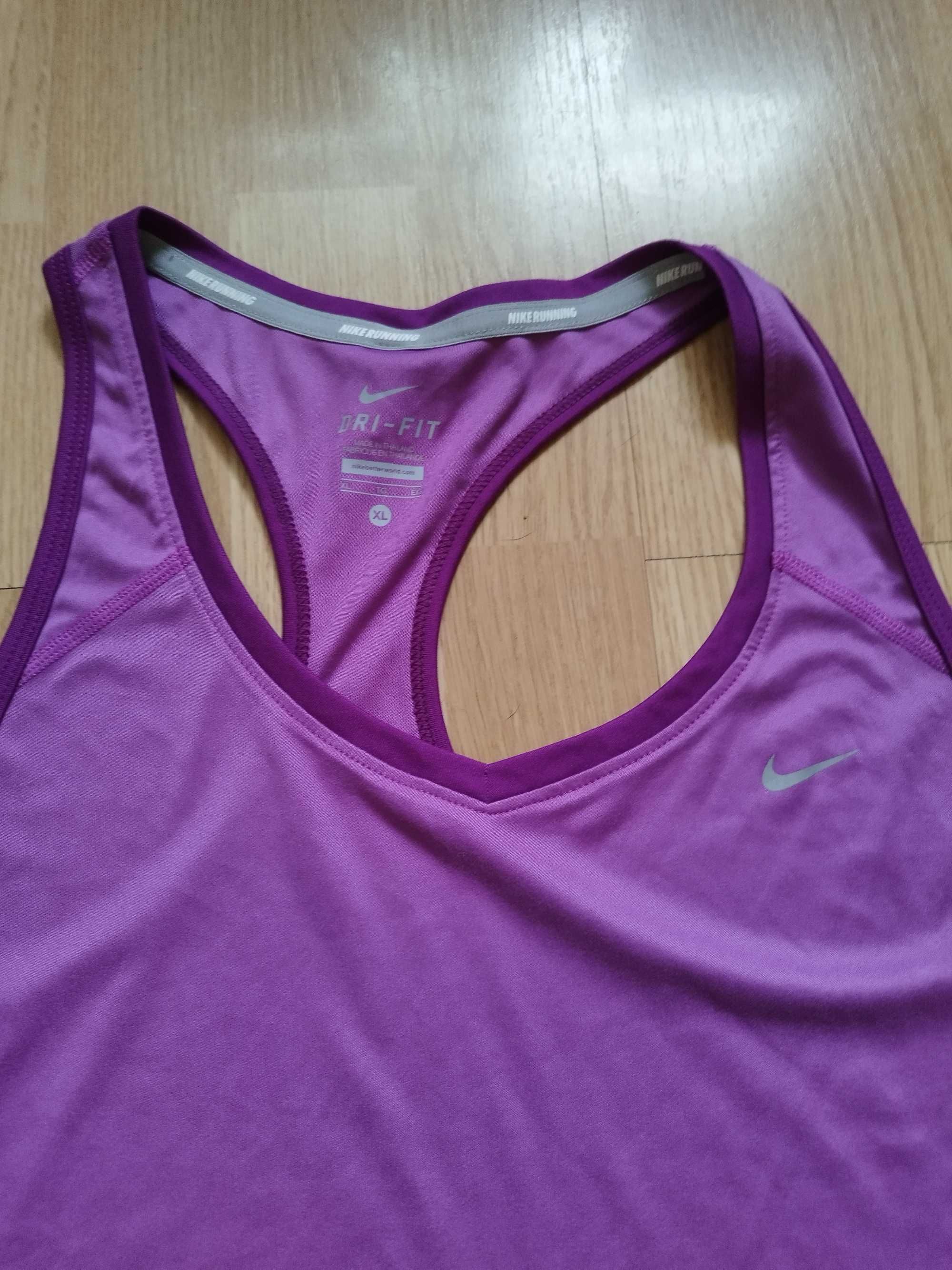 Дамски потник Nike Miler tank лилав