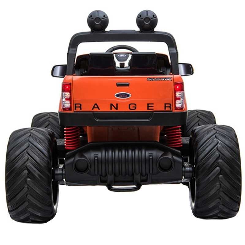 Masinuta electrica FORD MONSTER TRUCK 4x4 180W DELUXE #Portocaliu