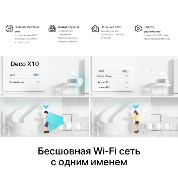 TP-Link Deco X10 3-2-1 pack меш система mesh tizimi WiFi 6