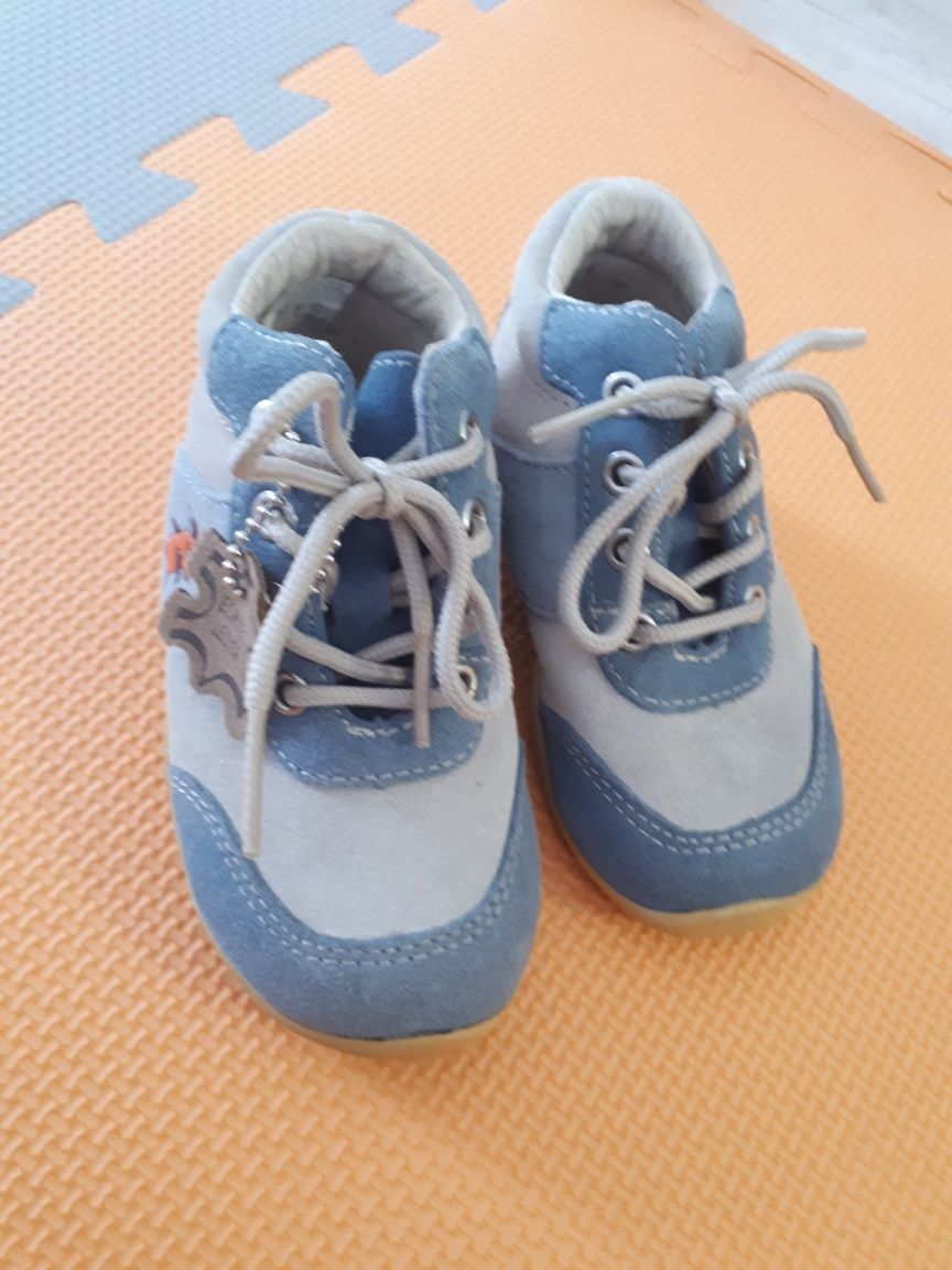 Papuci piele naturala bebeluși  nr.21