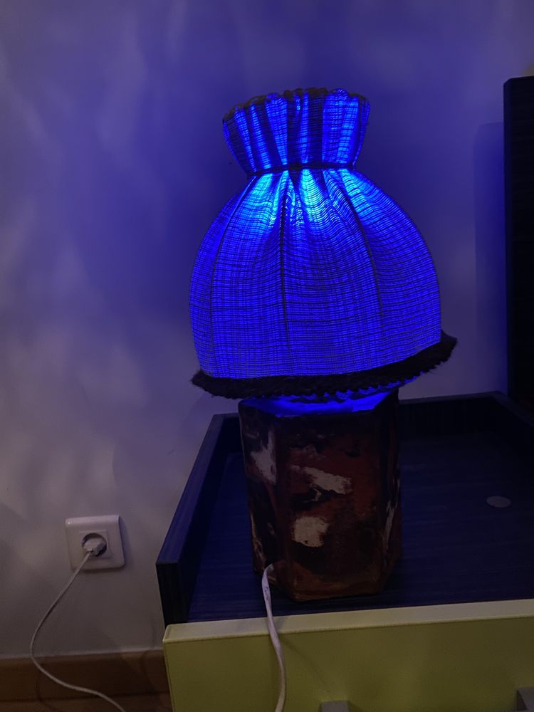 Lampa dormitor cu telecomanda