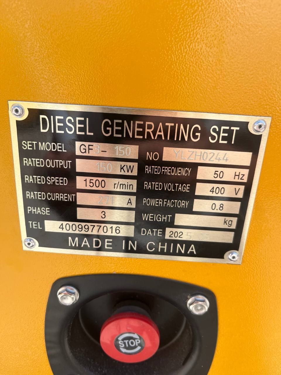 Generator Dizilni 30kw 50kw 100kw