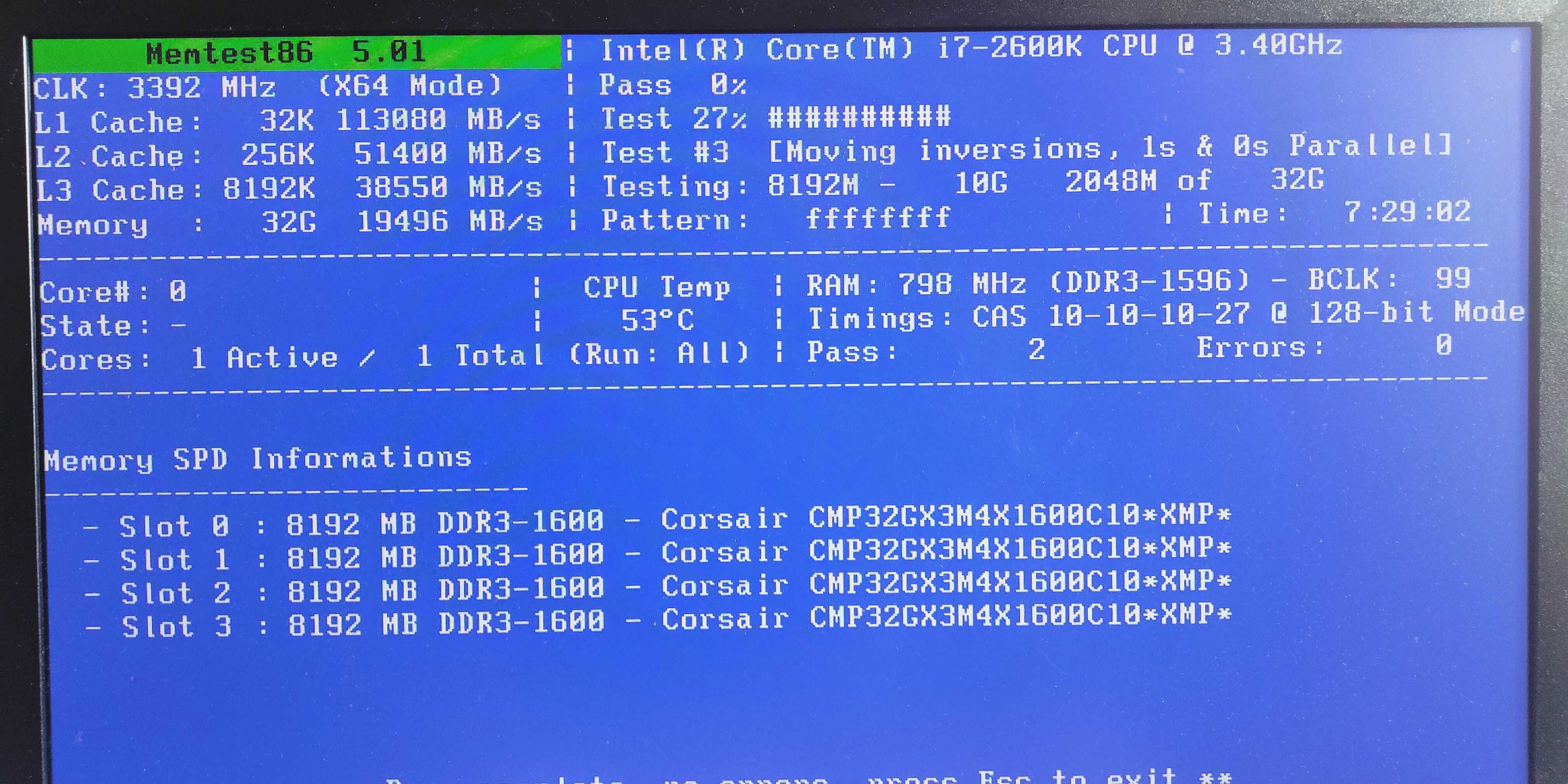 Продам 16 ГБ памяти DDR3-1600 Corsair Dominator