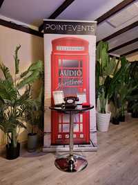 Audio guestbook, telefon care inregistreaza mesaje la nunta, botez