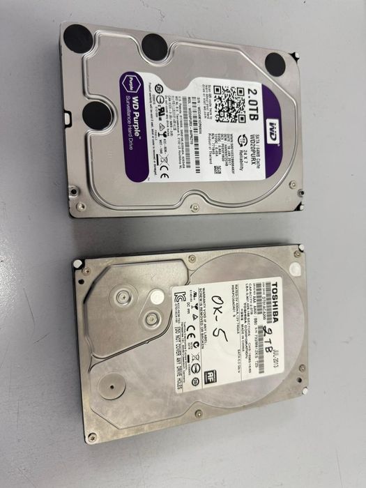 Жёсткий диск 2TB HDD 3.5" для компьютера/видеонаблюдения в хорошем