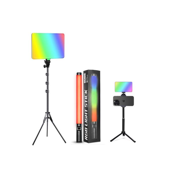 RGB панель палка со стойкой постоянный свет RGB панель PM36 софтбокс