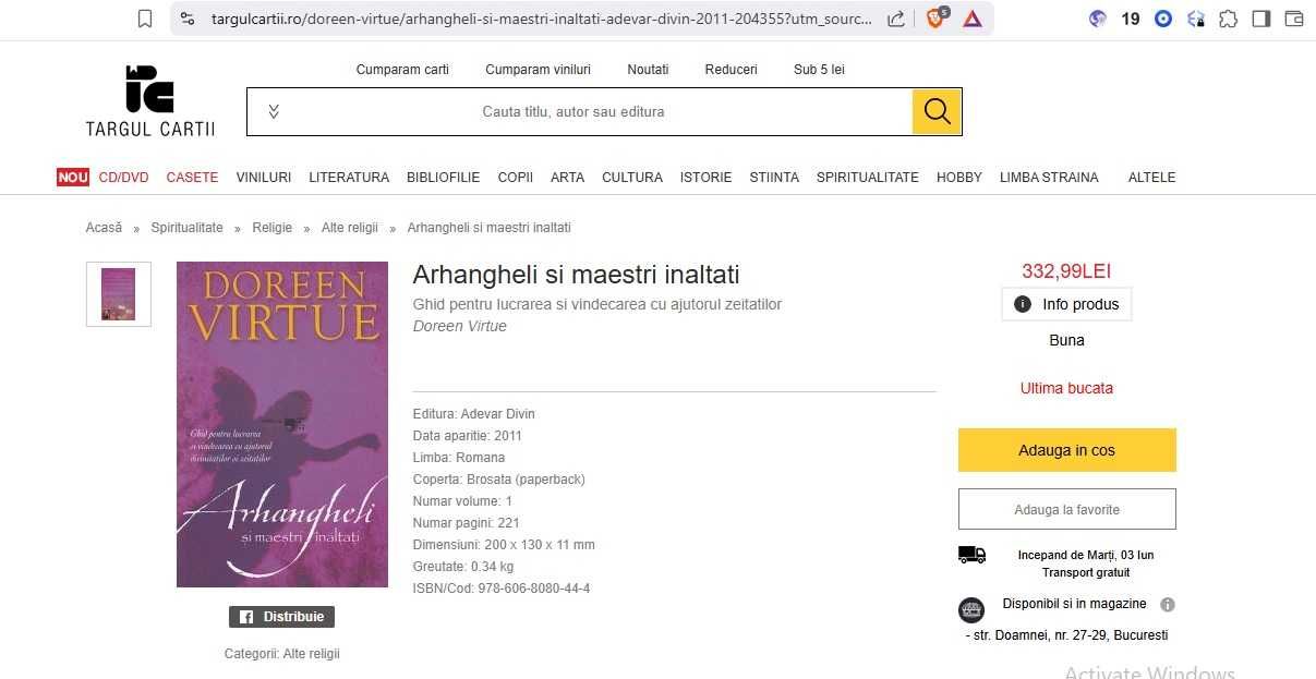 RARA, Arhangheli si maestri inaltati, Doreen Virtue