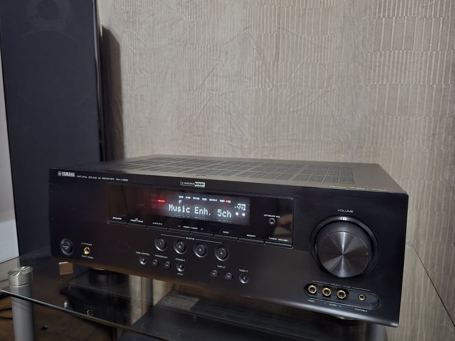 Amplificator Yamaha RX-V365 – 5.1 Surround, 100W/canal, sunet curat!