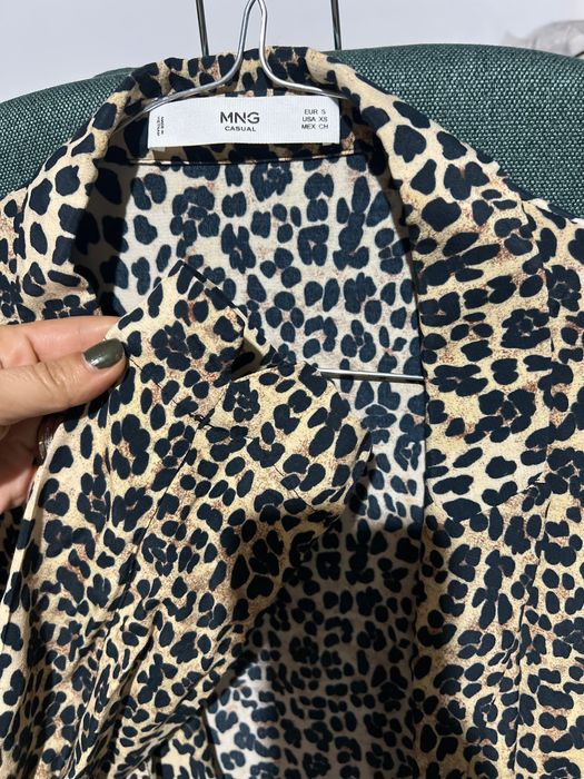 Sacou subțire S mango animal print