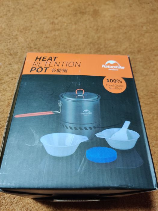 Naturehike NH15T216-G, набор посуды для кемпинга, охоты, рыбалки