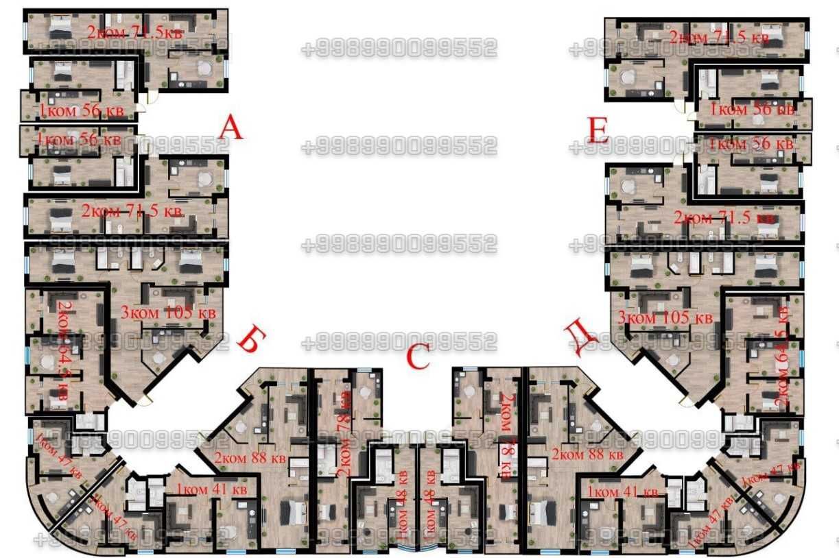 Срочно СВОЯ квартира 47м в Obi Hayot, 930$, 1/8/11, скоро кадастр