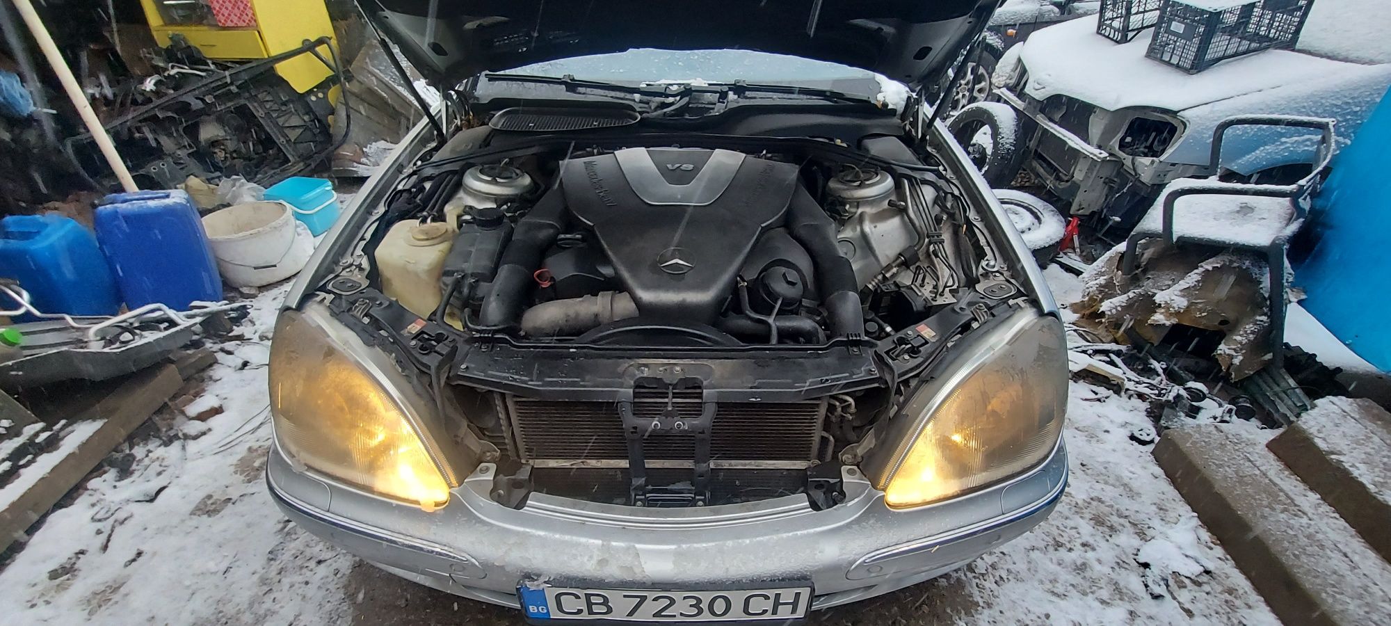 Mercedes S400 на части