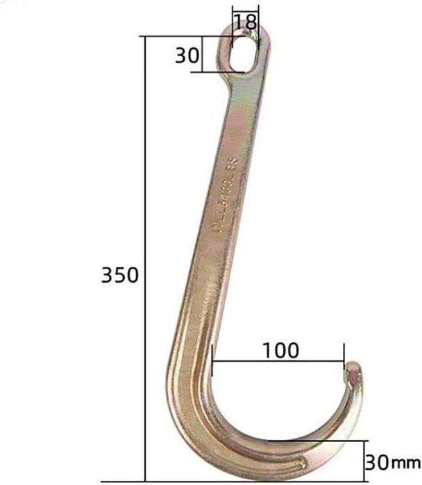 Carlig J 15"pentru tractari auto,asistenta rutiera 5400Lbs