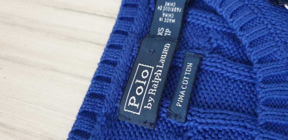 POLO Ralph Lauren Cable Pima Cotton  XS НОВО! ОРИГИНАЛ! Дамски Пуловер