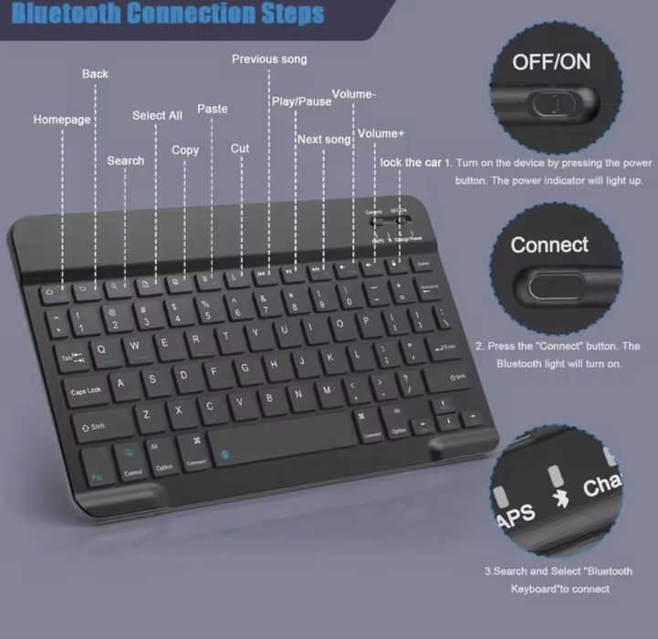 Tastatura wireless-bluetooth