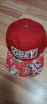 Sapca cap Obey originala model floral rosu
