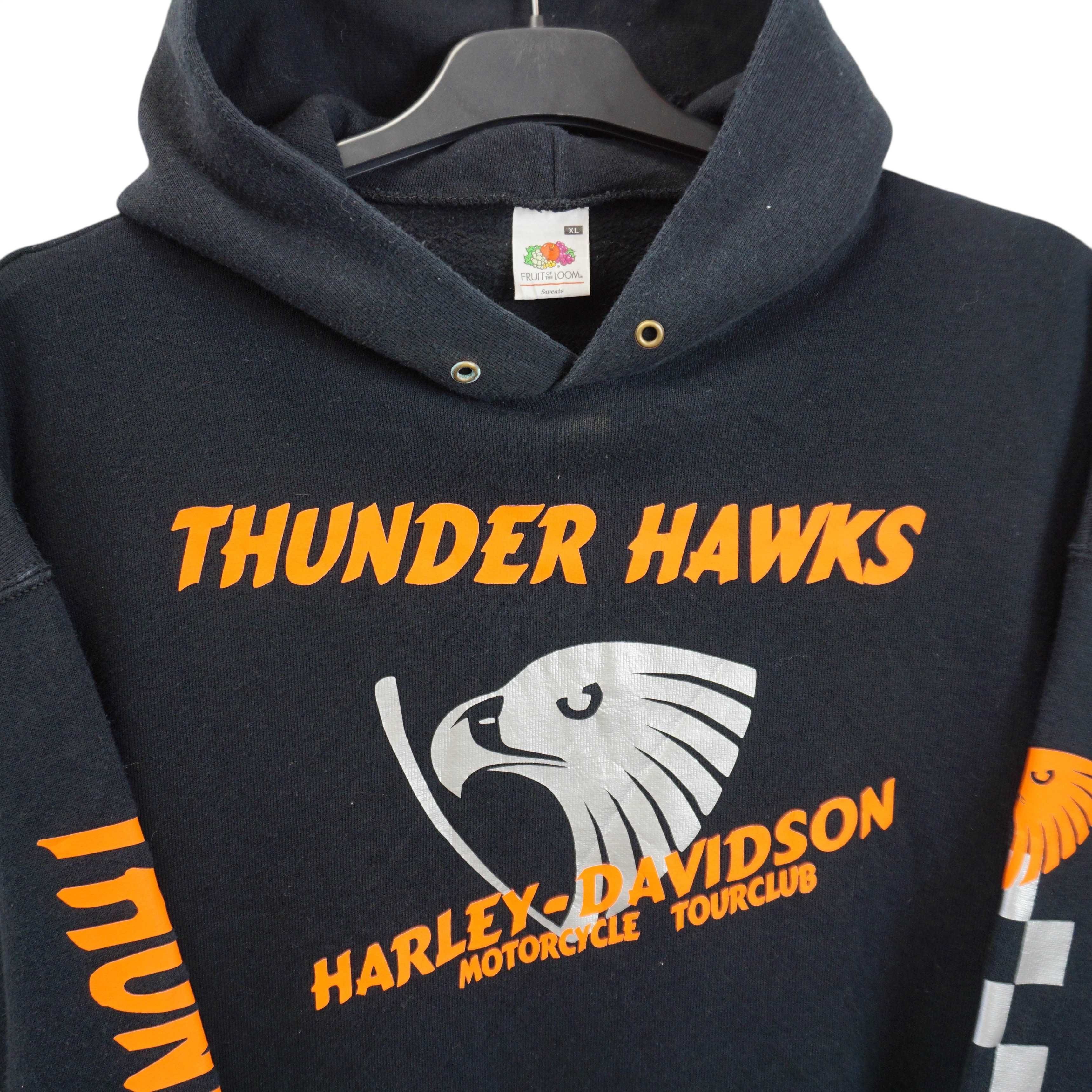 Thunder Hawks Harley-Davidson Tourclub мъжки суичър - XL