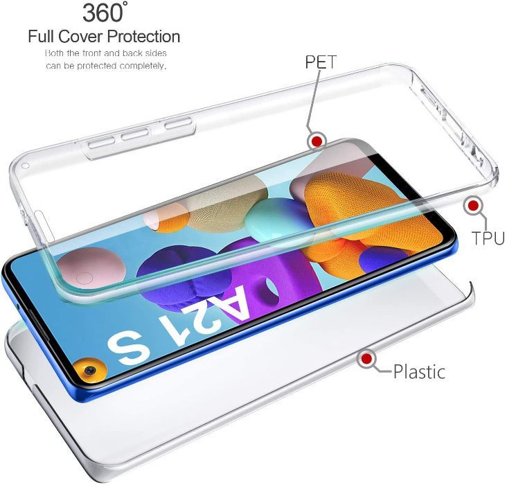 Husa CRYSTAL 360° fata + spate pt Samsung Galaxy A41 , A51 5G