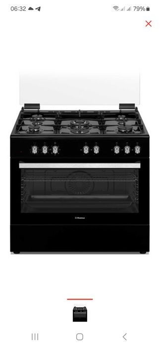 Плита газовая с электродуховкой