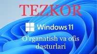 Windows O’rnatish | Установка Windows | Офис | Word | Excel | Драйвер
